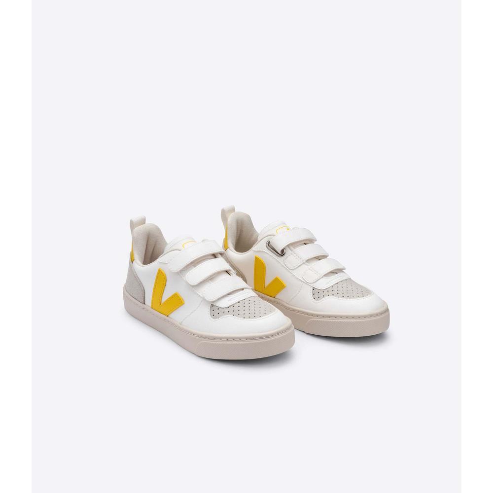 Αθλητικά Παπούτσια παιδικα Veja V-10 CWL White/Yellow | GR 860AHK